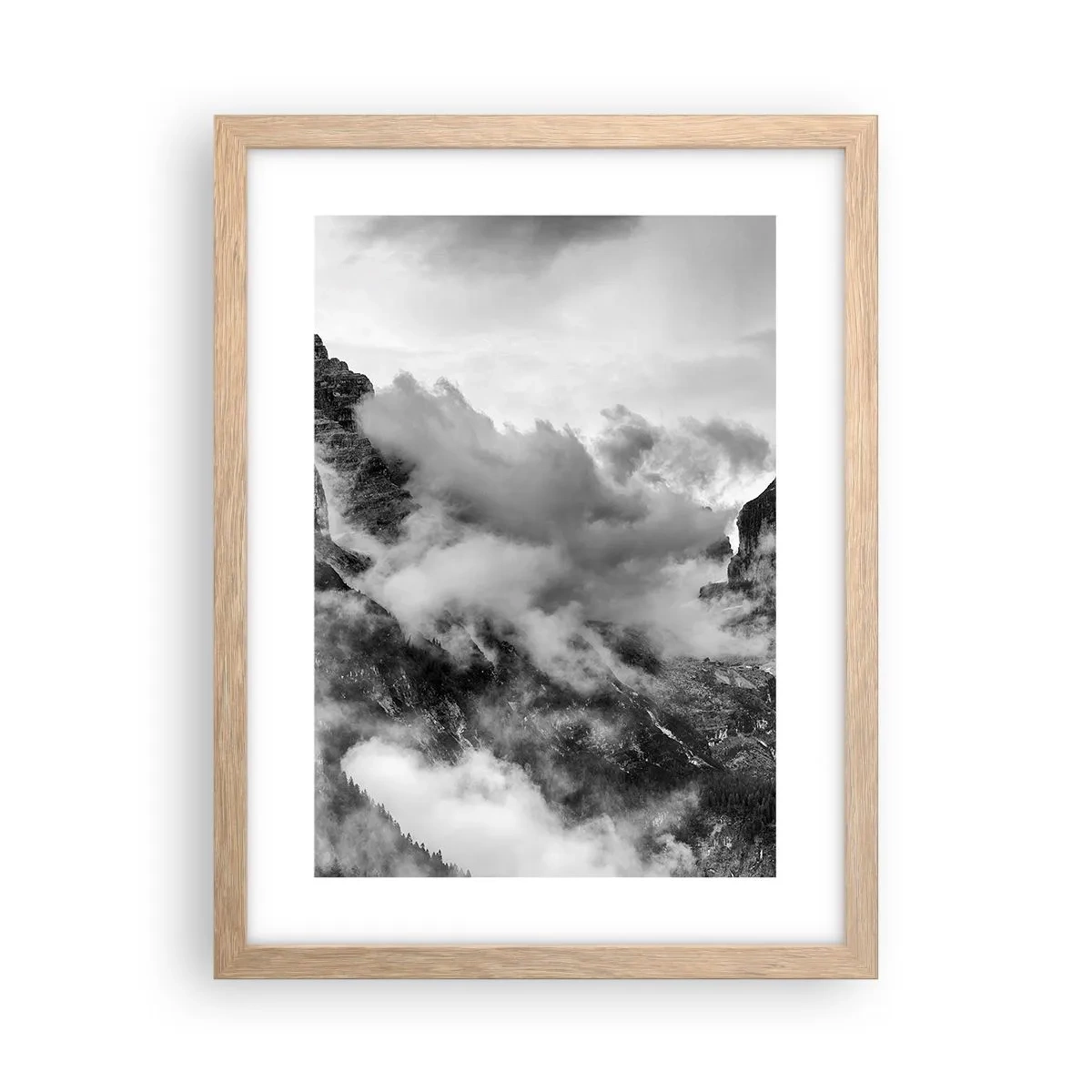 Poster in light oak frame - Beautiful and Cruel - 30x40 cm