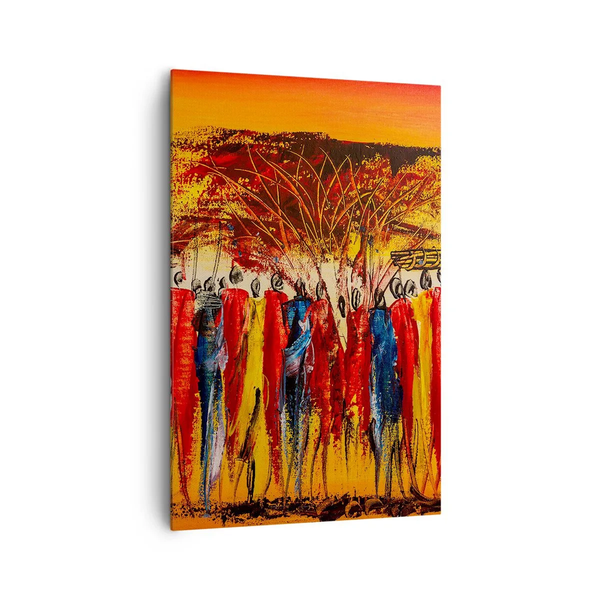 Canvas picture - Marching in the Rhythm of Tam-tam - 80x120 cm