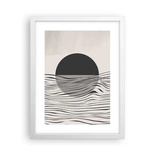 Poster in white frmae - Half Composition - 30x40 cm