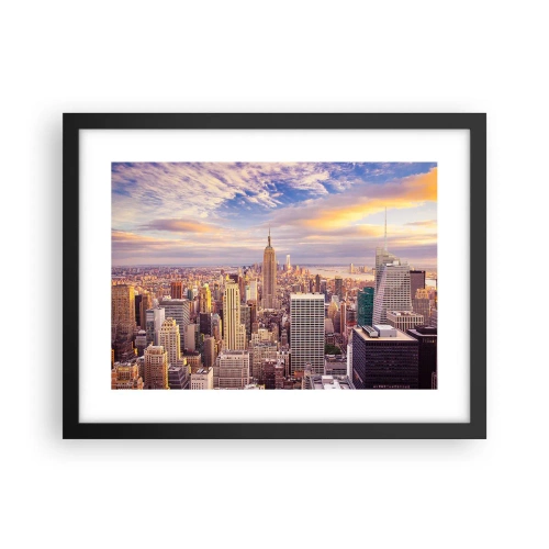 Poster in black frame - Reaching the Clouds - 40x30 cm