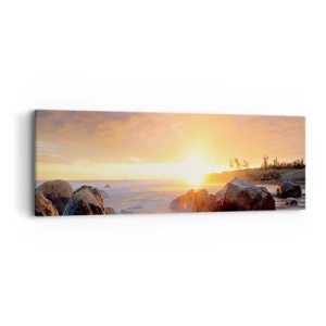 Canvas picture - Shiny Breeze of the Evening - 90x30 cm