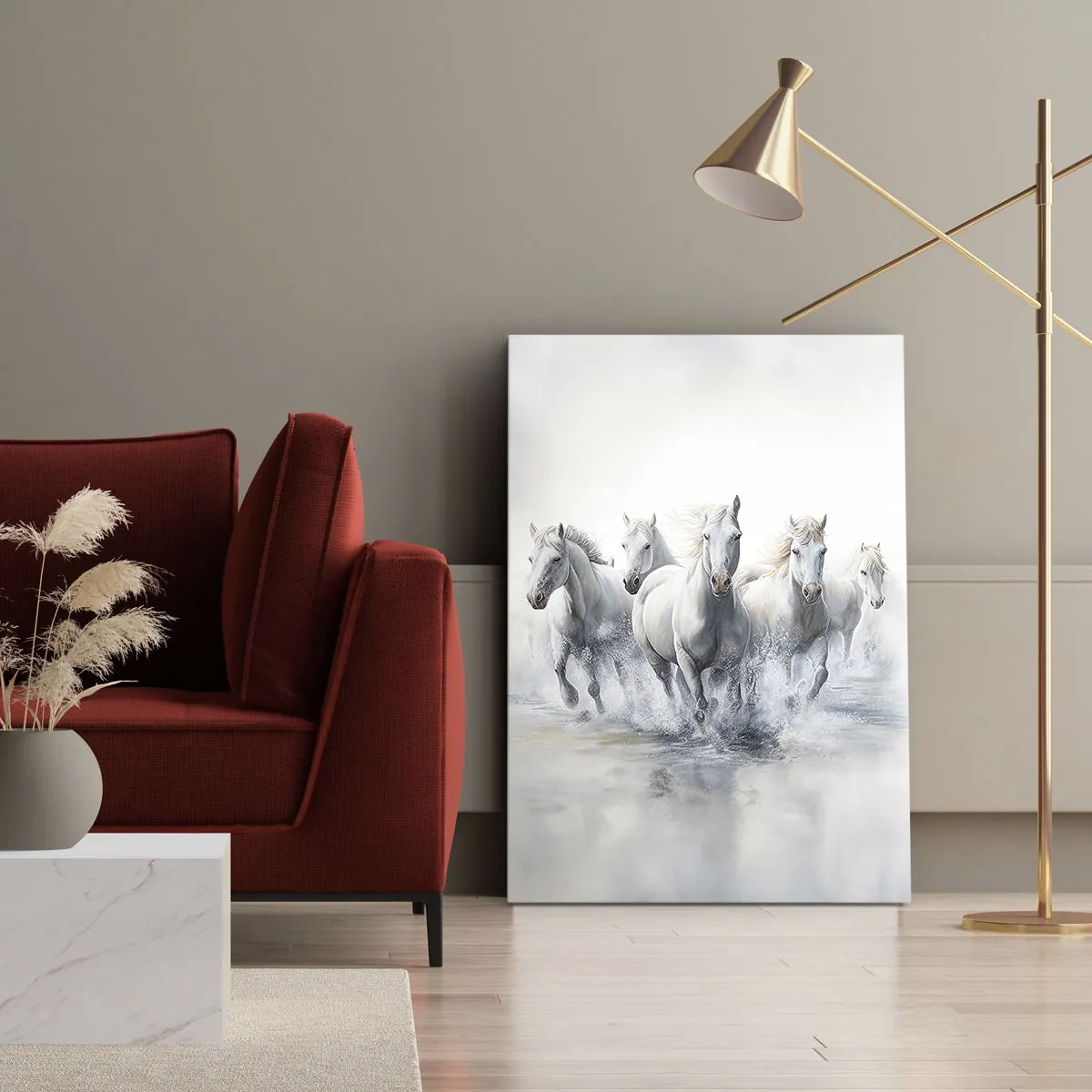 Canvas picture - White Magic - 70x100 cm