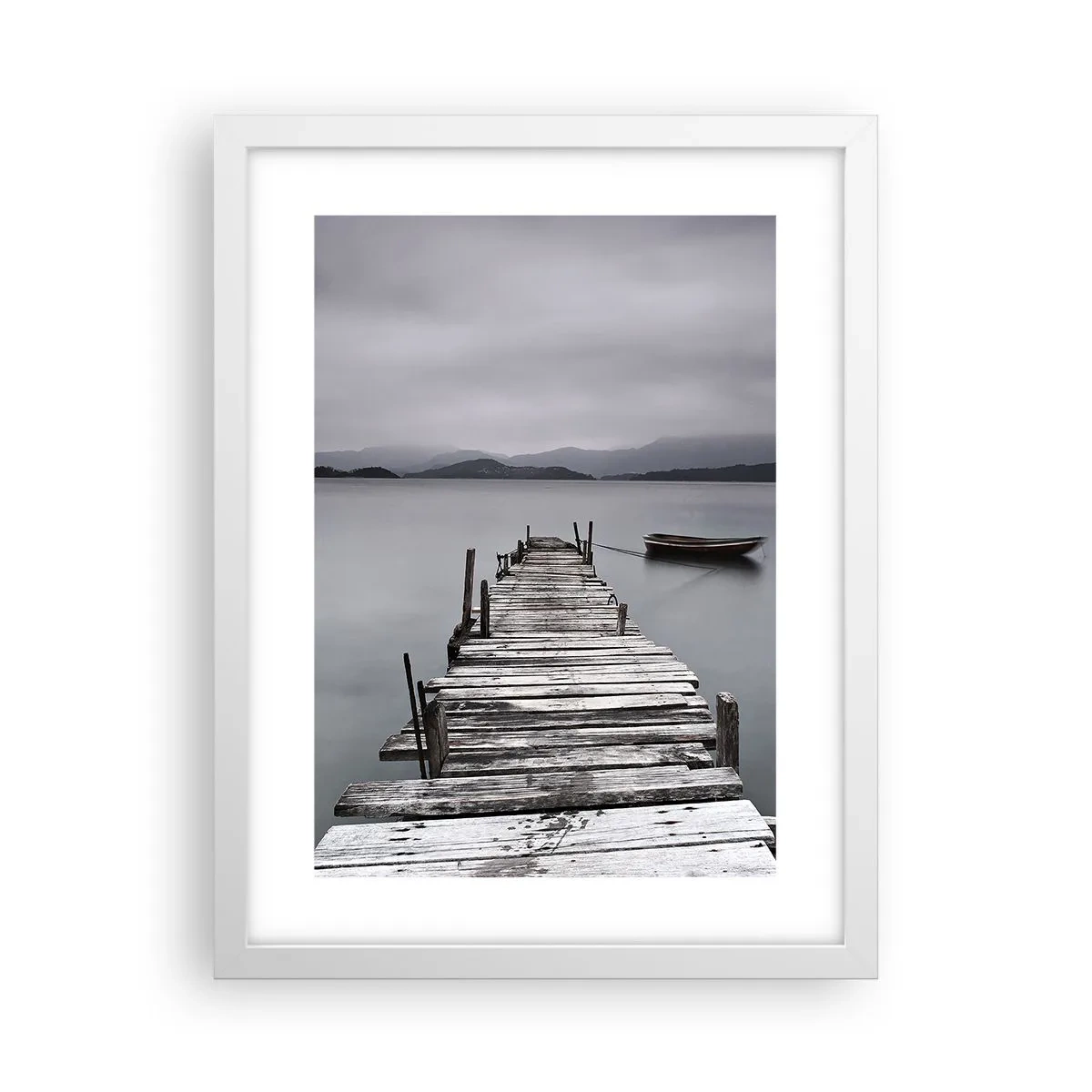 Poster in white frmae - Tomorrow You Can Go - 30x40 cm