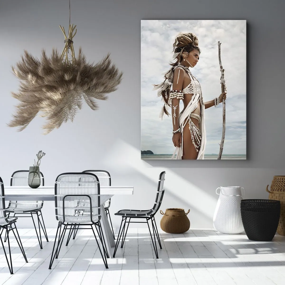 Canvas picture - Queen of the Tropics - 45x80 cm