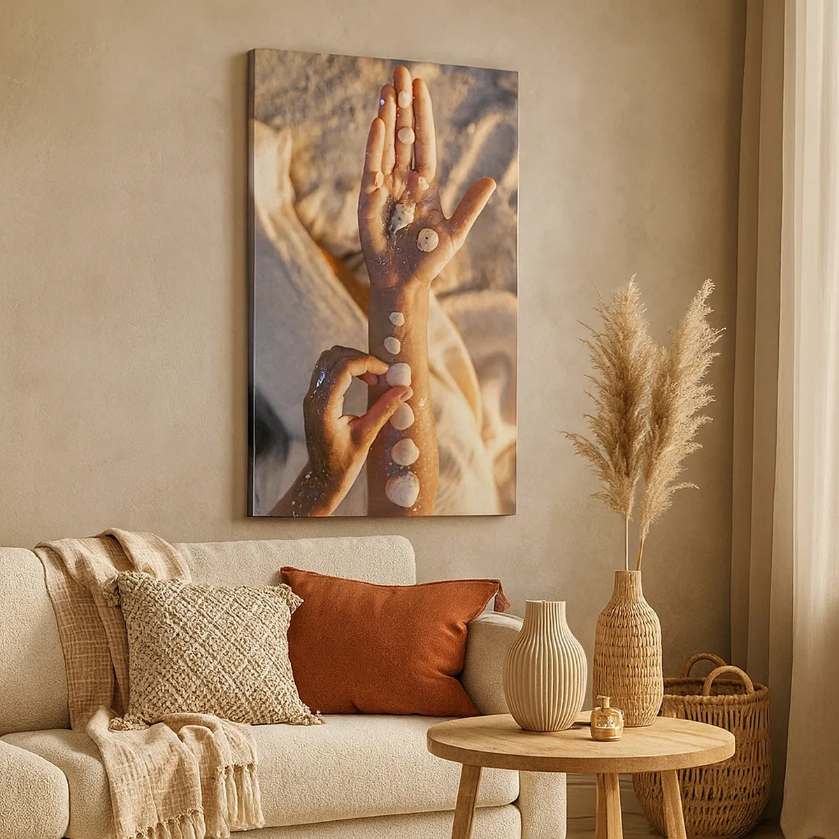 Canvas picture - Beauty at Hand - 50x70 cm