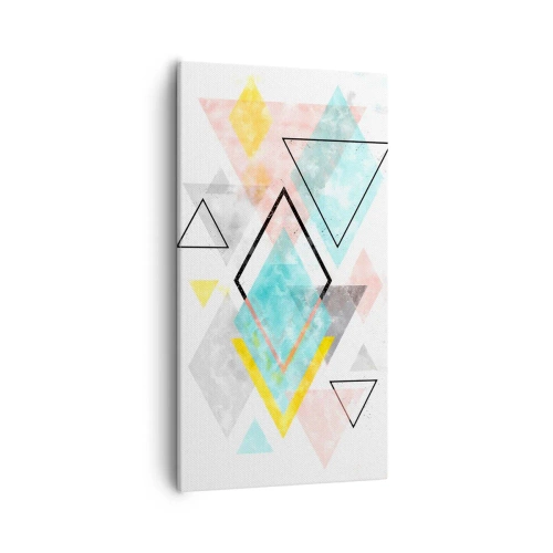 Canvas picture - Geometric Play - 55x100 cm