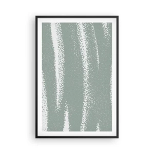 Poster in black frame - Abstrcat in Winter Climate - 61x91 cm