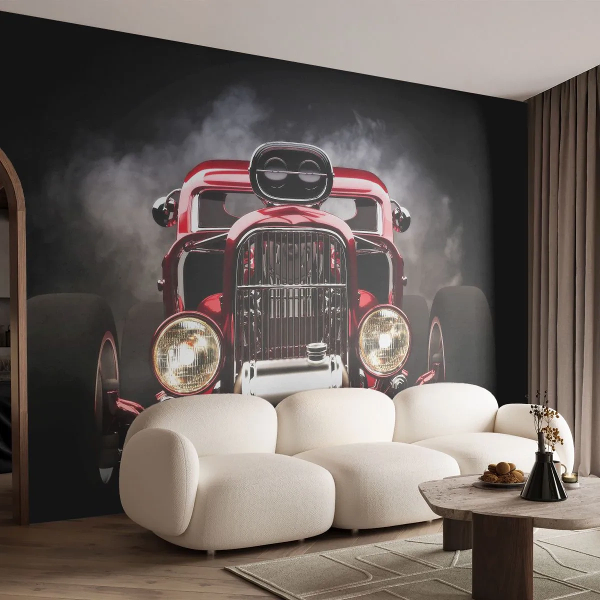 Self-Adhesive Photo Wallpaper Deluxe Sticker - Fast and Furiously Beautiful - Automotive, Car, Sport - 250x175 cm