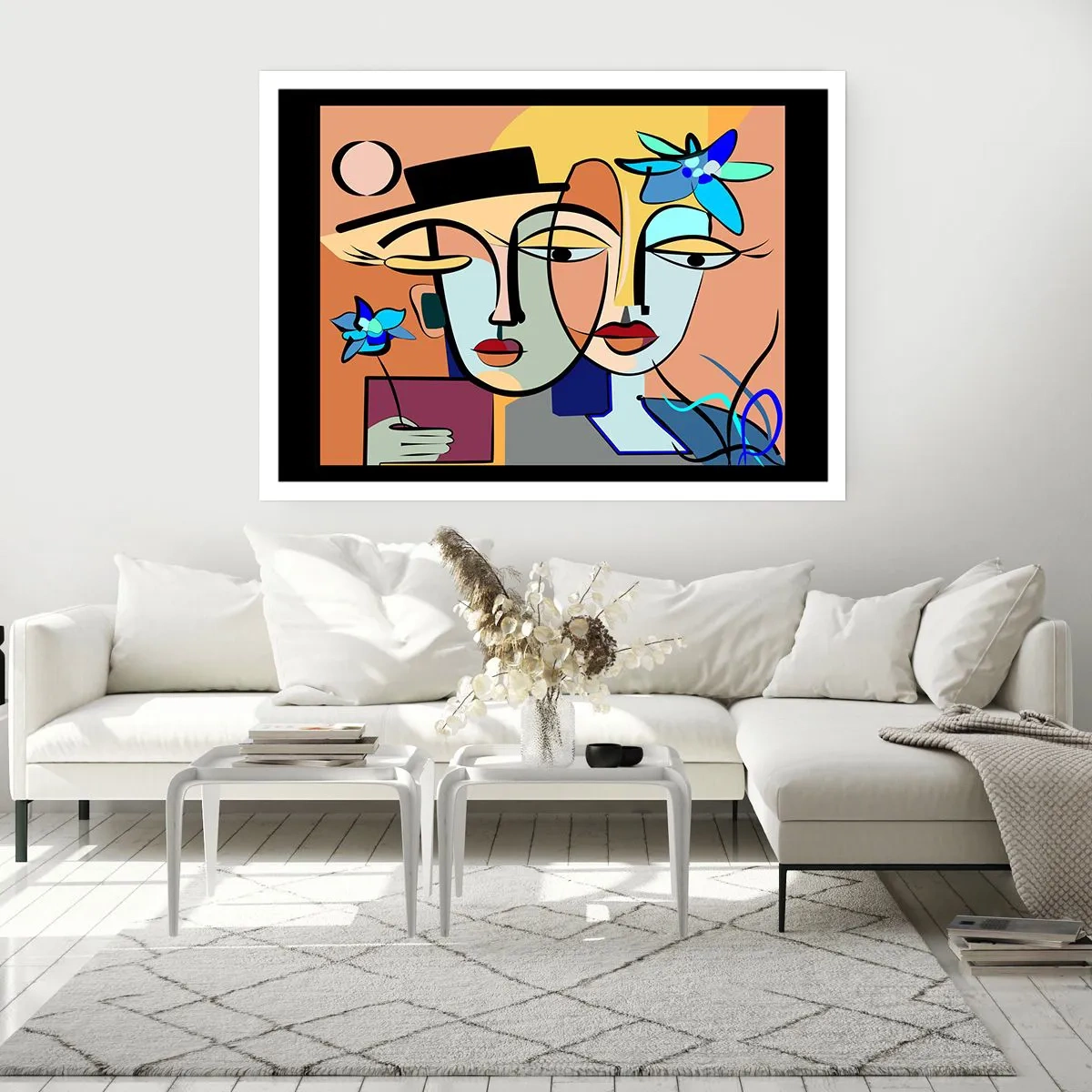 Poster - Rendez-vous Picasso Style - 70x50 cm