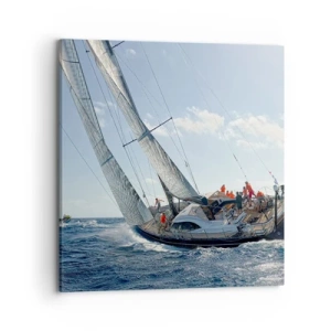 Canvas picture - Let the Better Win - 70x70 cm