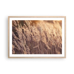 Poster in light oak frame - Ready to Welcome Autumn - 70x50 cm