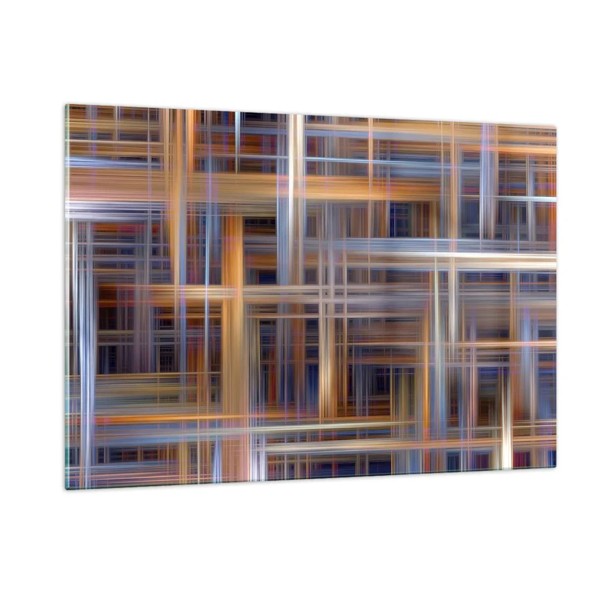 Glass picture - Light Woven - 120x80 cm