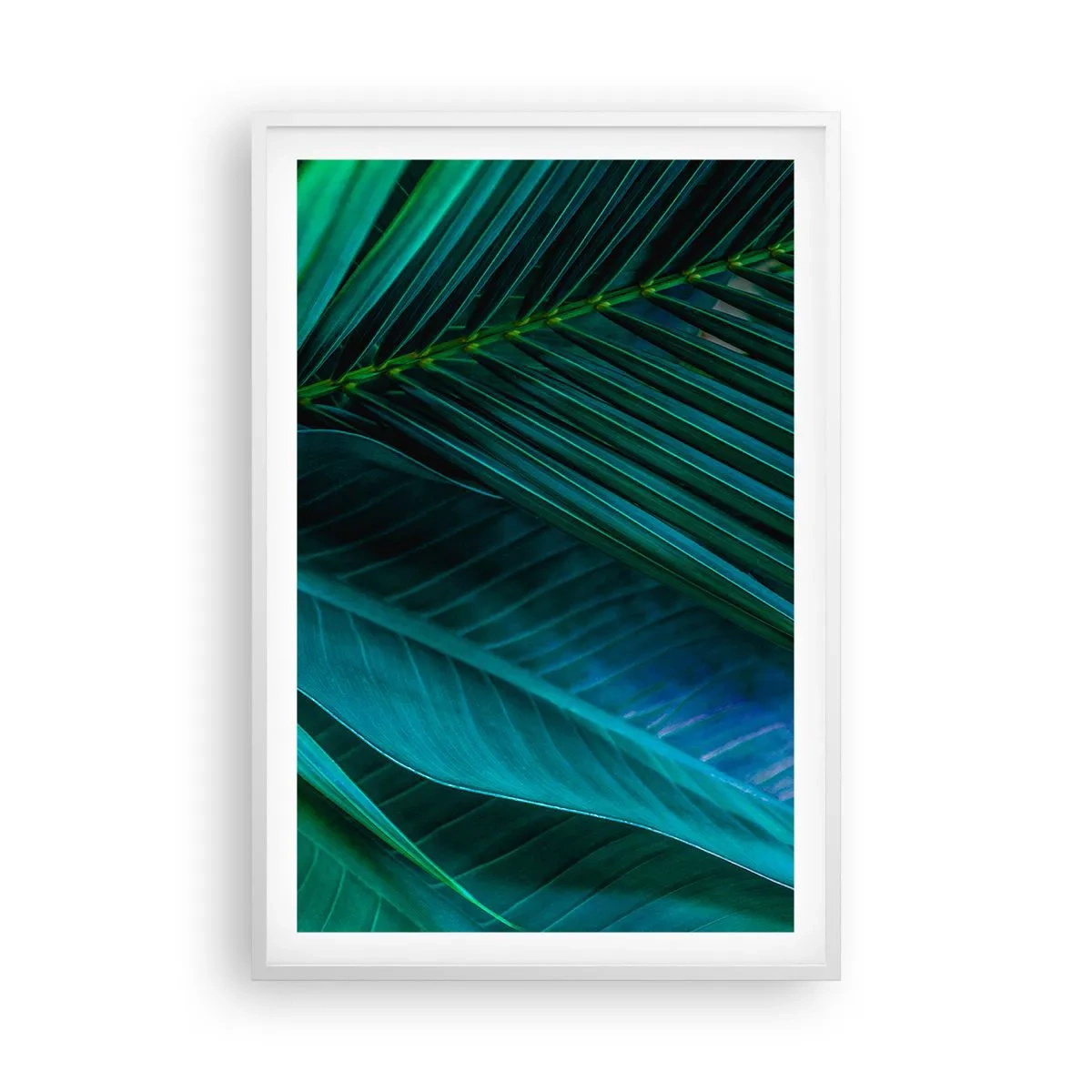 Poster in white frmae - Anatomy of Green - 61x91 cm