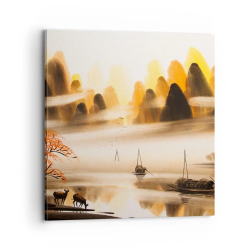 Canvas picture - Further than Far East - 70x70 cm