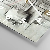 Clock face with numbers