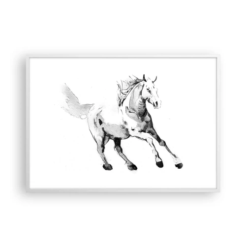 Poster in white frmae - Untamed Soul - 100x70 cm