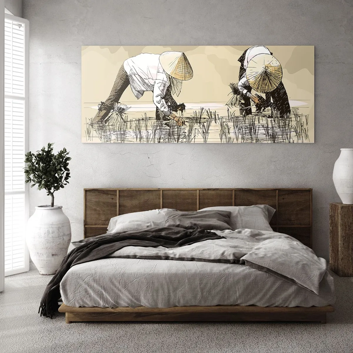Glass picture - Good Harvest - 100x40 cm