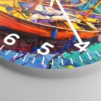 Clock face with numbers