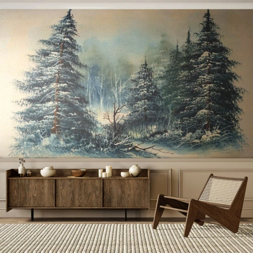 Custom Wallpaper Premium Sand - Ready for Christmas - Landscape, Forest, Nature