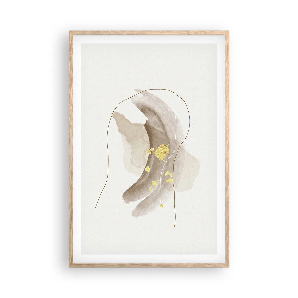 Poster in light oak frame - Encountered in Space - 61x91 cm