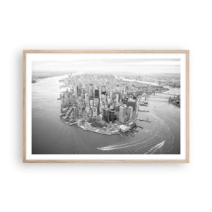 Poster in light oak frame - How Not to Love It? - 91x61 cm