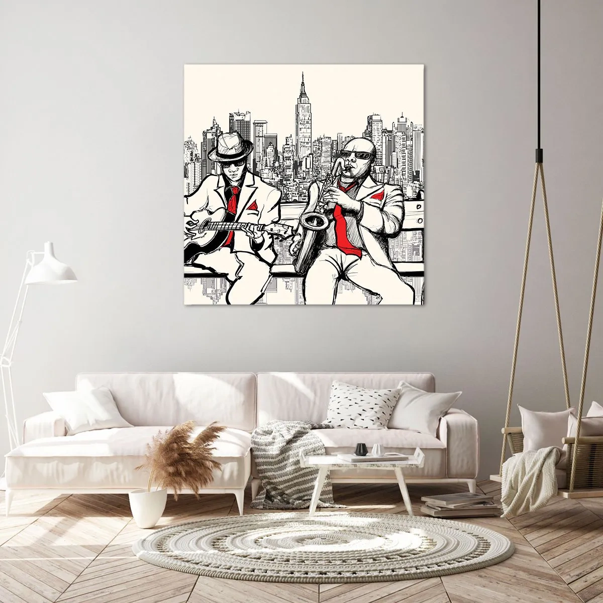 Canvas picture - New York Improvisation - 50x50 cm