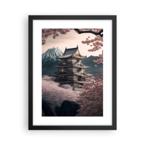 Poster in black frame - Land of Cherry Blossoms - 30x40 cm