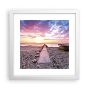Poster in white frmae - Moments of Profound Experience - 30x30 cm