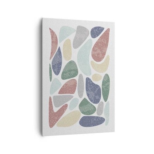 Canvas picture - Mosaic of Powdered Colours - 70x100 cm