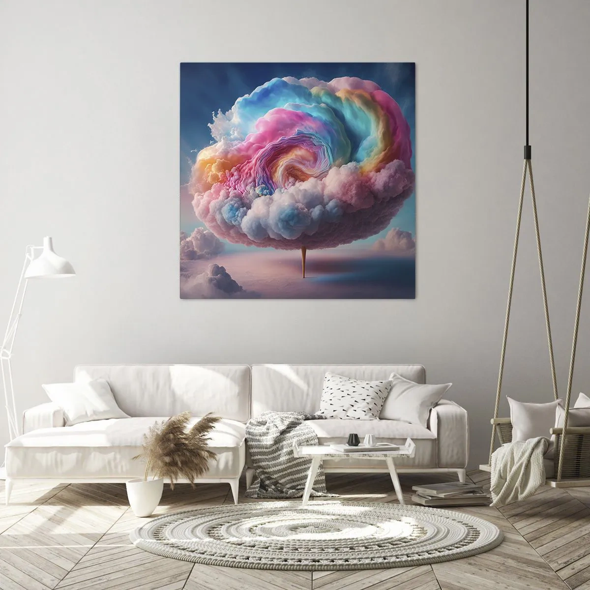 Canvas picture - Dream of a Funfair - 30x30 cm