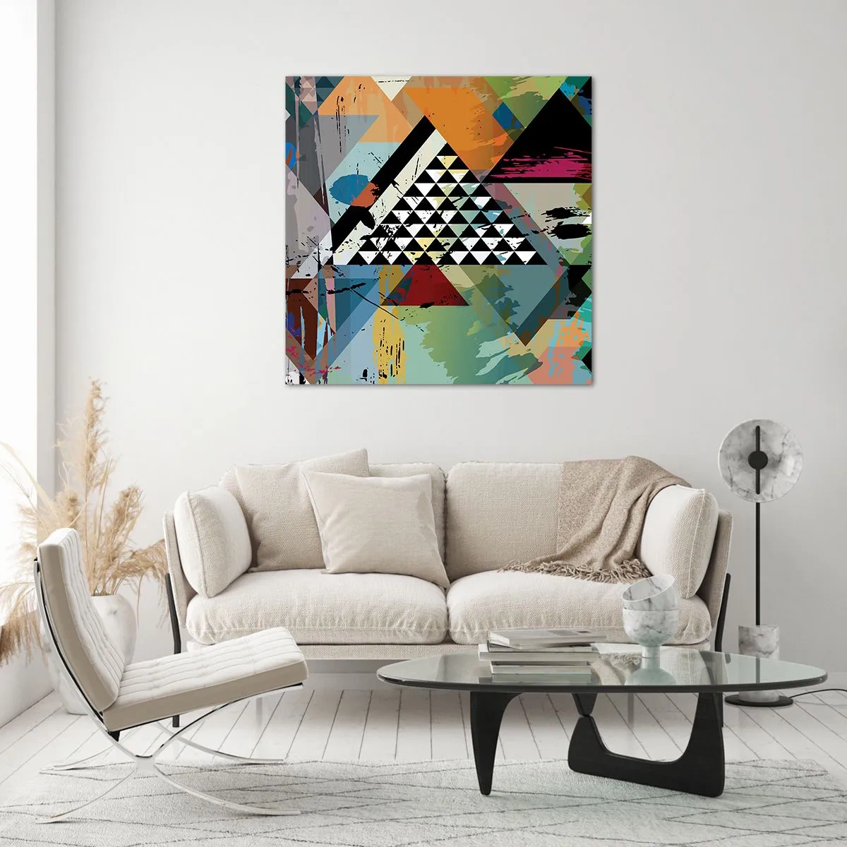 Glass picture - It is So Simple - 40x40 cm