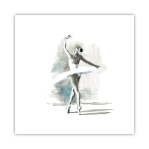 Poster - Enchanted into a Swan - 40x40 cm
