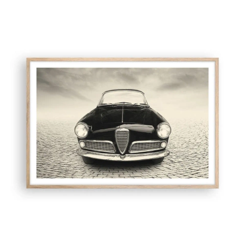 Poster in light oak frame - How Can You not Love Me? - 91x61 cm