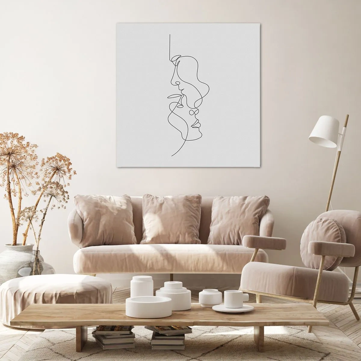 Canvas picture - Ardour of Desires - 60x60 cm