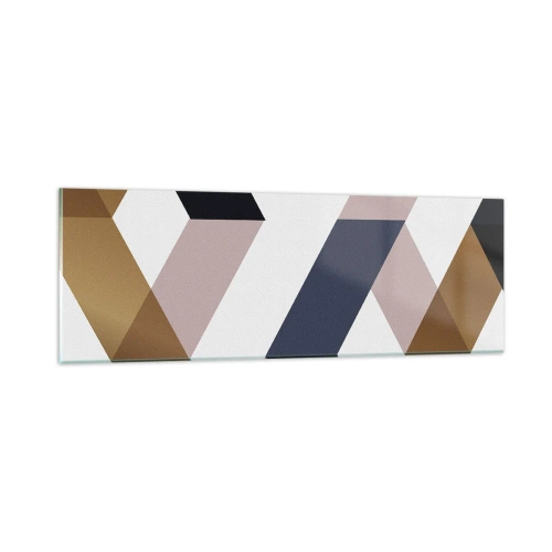 Glass picture - Planes and Angles - 90x30 cm