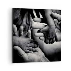 Canvas picture - To be a Man - 50x50 cm