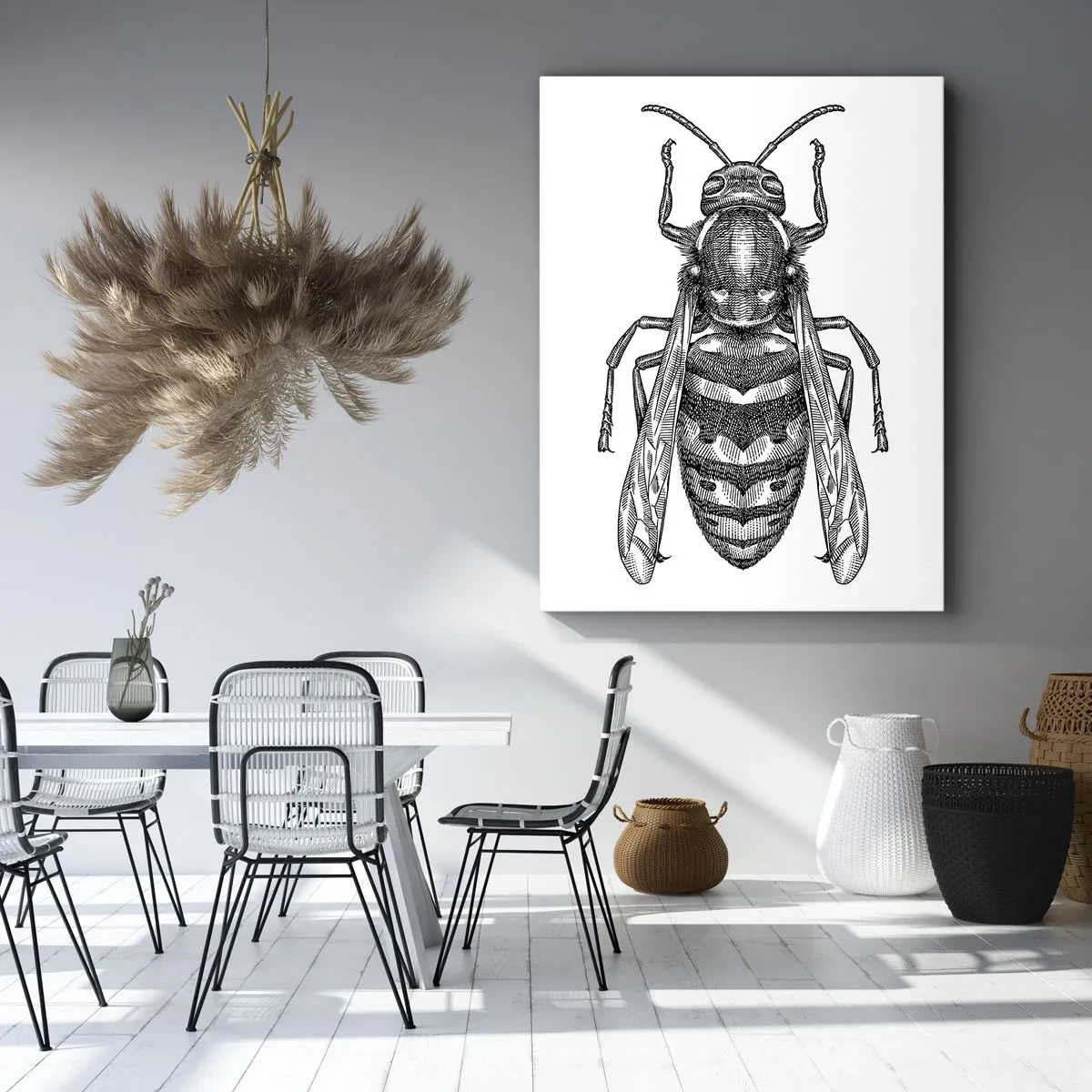 Canvas picture - From Insect Planet - 55x100 cm