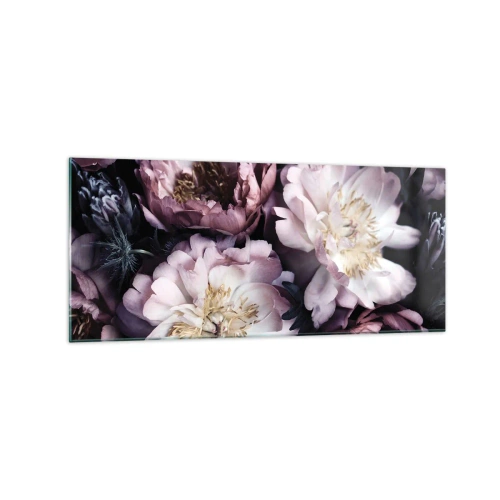 Glass picture - Old Style Bouquet - 120x50 cm