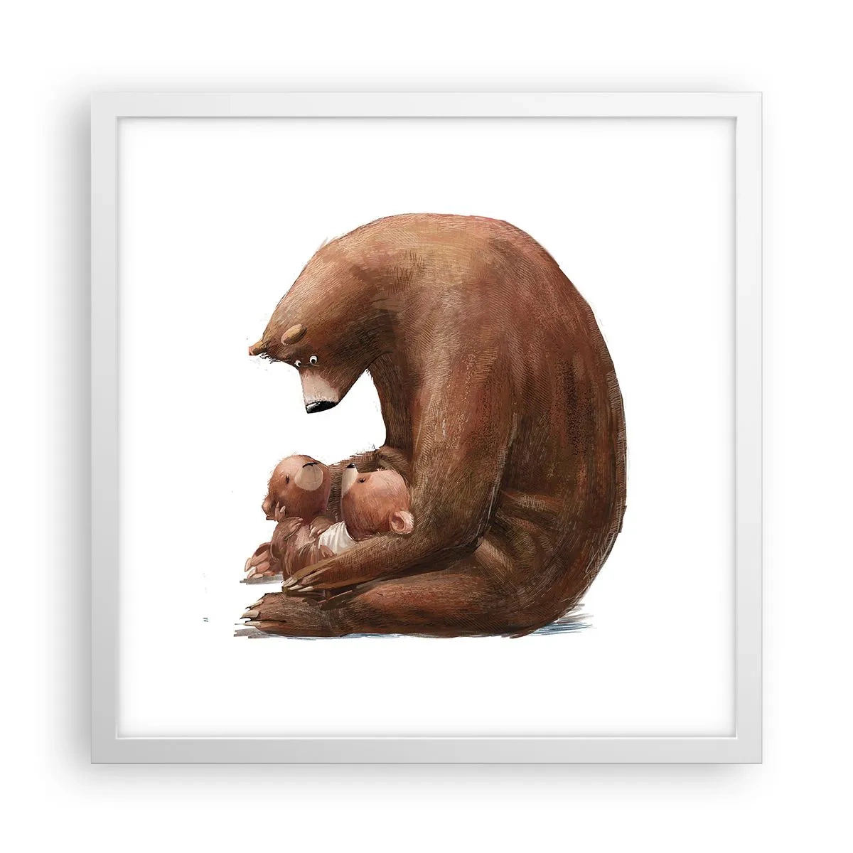 Poster in white frmae - Sweet Dreams, Kids - 40x40 cm