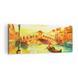 Canvas picture - Pilgrimage of Lovers - 100x40 cm