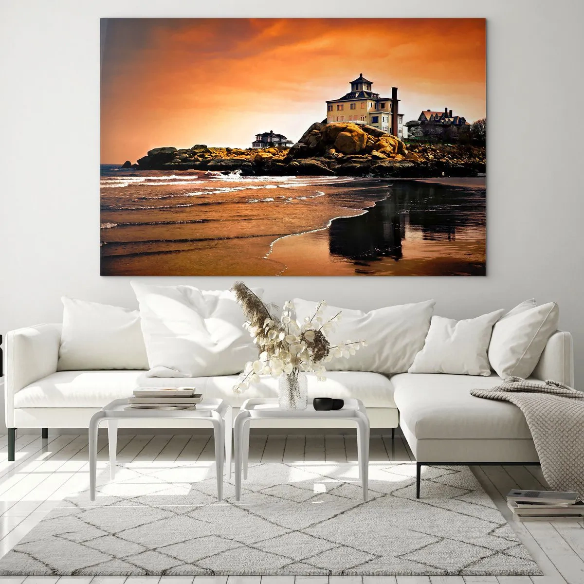Glass picture - Elegance of a West Coast - 100x70 cm