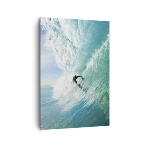 Canvas picture - Riding the Wave - 70x100 cm