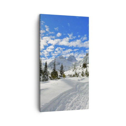Canvas picture - In Snow and in the Sun - 45x80 cm