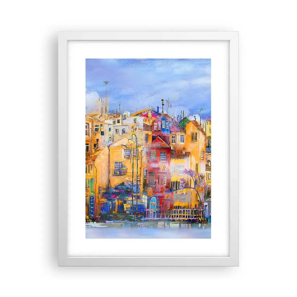 Poster in white frmae - We Are Together - 30x40 cm