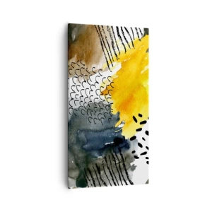 Canvas picture - Meeting of Elements - 55x100 cm