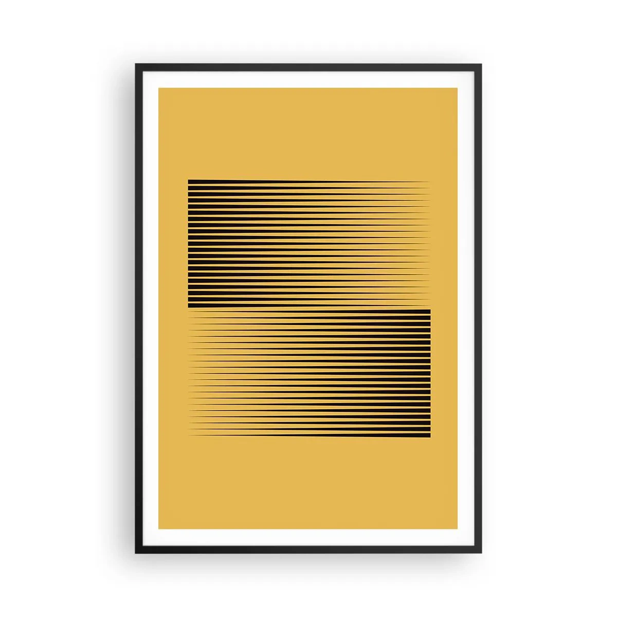 Poster in black frame - Square Opposites - 70x100 cm