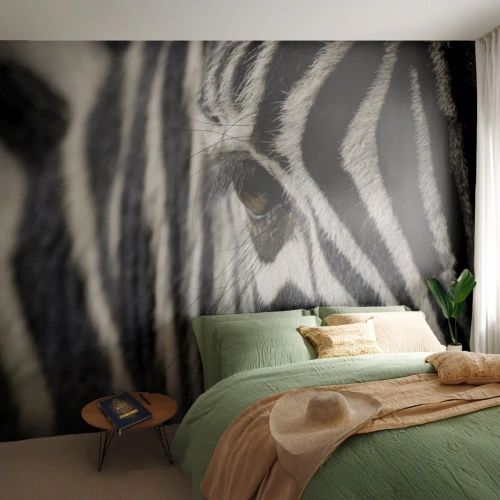 Custom Wallpaper Premium Sand - Striped Portrait - Animals, Ribs, Africa
