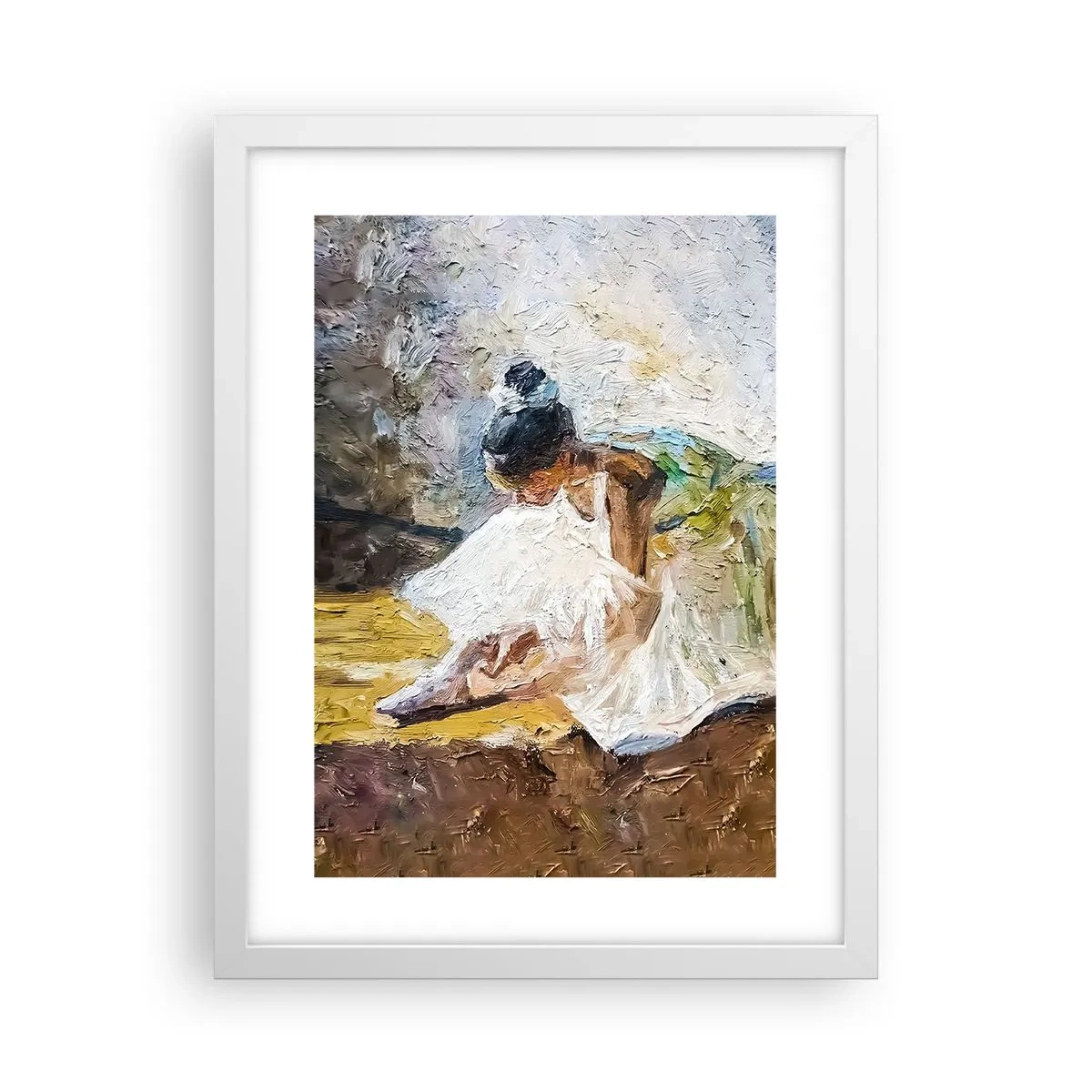 Poster in white frmae - From Degas' Painting - 30x40 cm