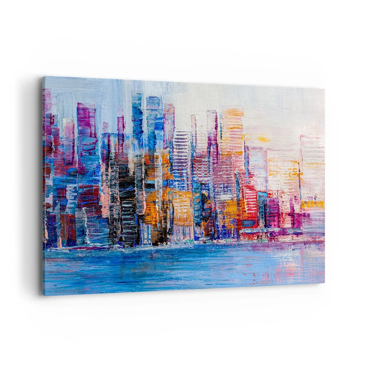 Canvas picture - Joyful Metropolis - 100x70 cm
