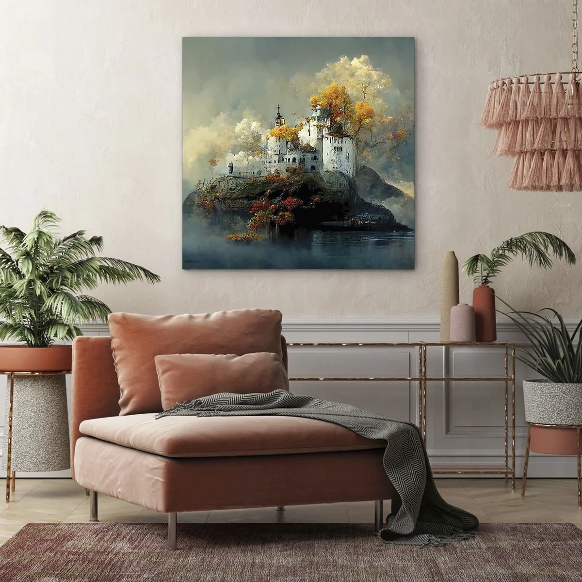 Canvas picture - Beginning of a Romantic Tale - 60x60 cm